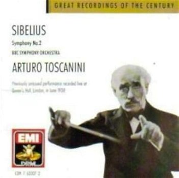 Arturo Toscanini - Sibelius, BBC Symphony Orchestra – Symphony No. 2 (CD) Nieuw - 0