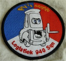 Embleem / Patch, PV 't Matje, Logistiek 940 Sqn, Vliegbasis Eindhoven, KLu, jaren'90.(Nr.1)