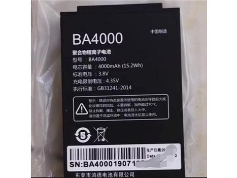 New battery BA4000 4000mah/15.2Wh 3.8V for Unistrong G6 g659 - 0