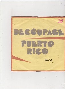 Single Decoupage - Puerto Rico