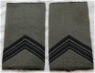 Rang Onderscheiding, GVT, Sergeant 1e Klasse, zwarte uitvoering, KL, jaren'90.(Nr.6) - 0 - Thumbnail