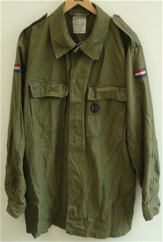 Jas, Gevechts, Uniform, M78, Koninklijke Landmacht, maat: 108, 1988.(Nr.10) - 0