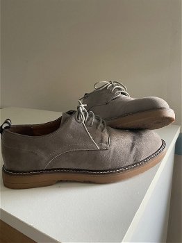 Grijs Suede Veterschoen Heren - 5