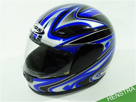 MDS Motor Helm 22R-050057P-038 E11 Robbiano Design Blauw - 3