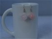 oorbellen van 12 mm kralen rozenkwarts met zilverkleurige oorhaken - 0 - Thumbnail