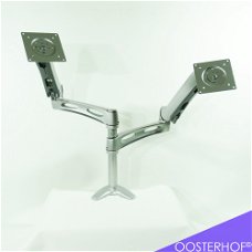 Ergotron® LX Dual Desk Mount Monitor Arm Silver #7