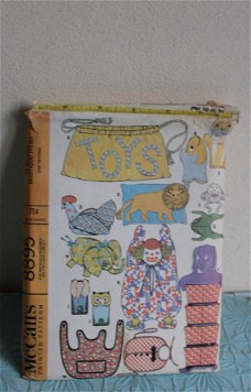 Vintage patronen McCall's Toys & More Pattern 8895