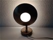 Retro wandlamp óf tafellamp van metaal - 2 - Thumbnail