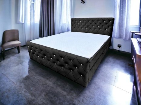 Boxspringbed /continentaal bed /slaapkamerbed met bedladen - 0