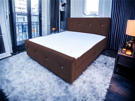 Boxspringbed /continentaal bed /slaapkamerbed met bedladen - 2