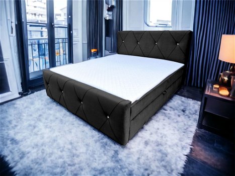 Boxspringbed /continentaal bed /slaapkamerbed met bedladen - 5