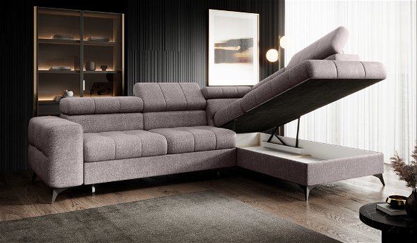 Hoekbank met slaapfunctie / Sofa / Bank / Woonkamer - 5