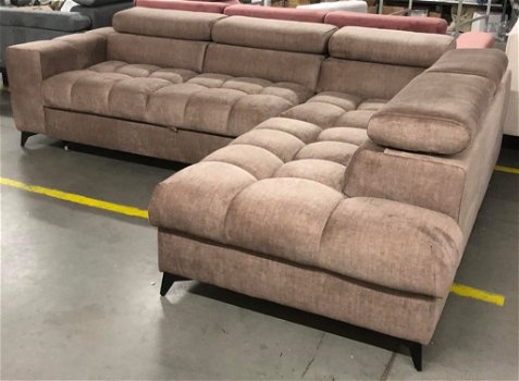 Hoekbank met slaapfunctie / Sofa / Bank / Woonkamer - 6