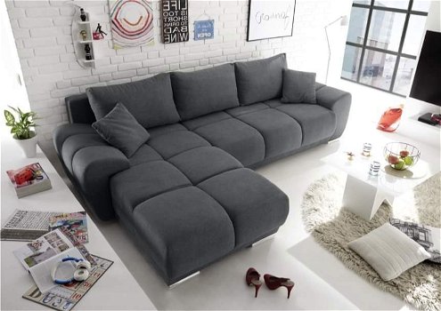 Hoekbank met slaapfunctie / Sofa / Bank / Woonkamer - 5