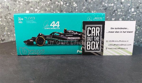 Mercedes F1 W14E Performance #44 1/43 Bburago B089 - 5