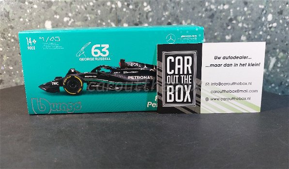 Mercedes F1 W14E Performance #63 1/43 Bburago B090 - 5