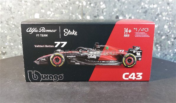 Alfa Romeo F1 Team #77 1/43 Bburago B091 - 3