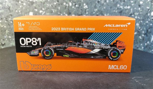 McLaren MCL60 #81 1/43 Bburago B093 - 3