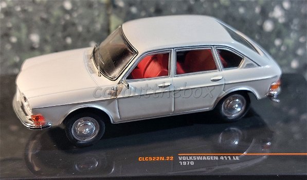 Volkswagen 411 LE 1970 wit 1/43 Ixo V957 - 0