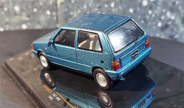 Fiat Uno 1983 blauw 1/43 Ixo V959 - 2
