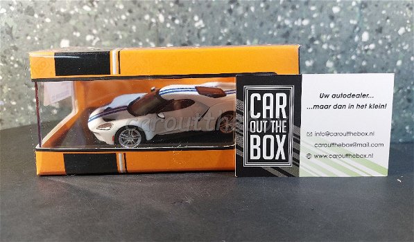 Ford GT 2017 wit 1/43 Ixo V965 - 5