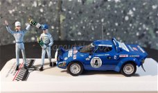 Lancia Stratos HF #4 blauw 1/43 Ixo V966