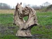 polystone beeld van verstrengelde paarden - 4 - Thumbnail