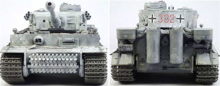 RC tank Tamiya 56010 bouwpakket Tiger I Early production Full Option Kit 1:16 - 1