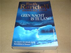 Geen Nacht Is Te Lang -Ruth Rendell(Barbara Vine)