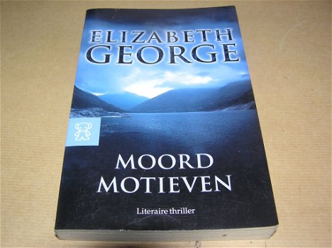 Moordmotieven - Elizabeth George - 0