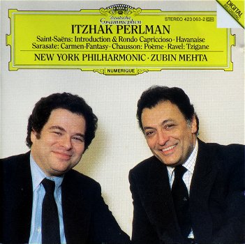 Zubin Mehta - Saint-Saëns • Sarasate • Chausson • Ravel - Itzhak Perlman • New York P - 0