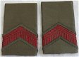 Rang Onderscheiding, Trui, Soldaat 1e Klasse, Koninklijke Landmacht, 1962-2000.(Nr.3) - 1 - Thumbnail