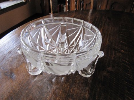 Art deco glas bowl - coupe Libochovice model 1839 - 1930 - 0