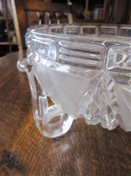 Art deco glas bowl - coupe Libochovice model 1839 - 1930 - 2