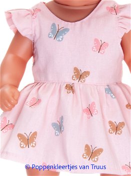 Baby Born Soft 36 cm Roze overgooier setje vlinders - 5