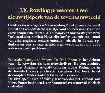 FANTASTIC BEASTS AND WHERE TO FIND THEM - J.K. Rowling - 1