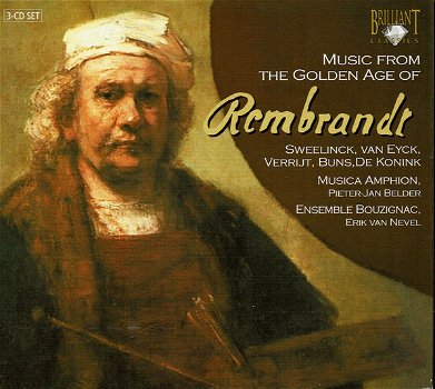 Musica Amphion - Music From The Golden Age Of Rembrandt (3 CD) Nieuw - 0
