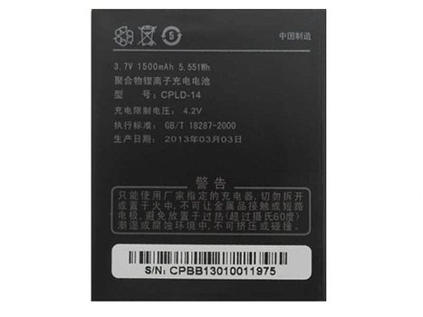 New battery CPLD-14 1500mAh/5.551WH 3.7V for COOLPAD 8150D 8150S - 0