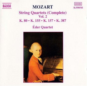 Éder Quartet - Mozart – String Quartets (Complete) Vol. 2: K. 80 • K. 155 • K. 157 • - 0