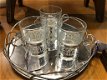 3 Glazen Engelse Tea Cups houders verzilverd ''Queen Ann '' - 0 - Thumbnail