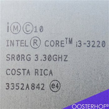 Intel Core i3-3220 Processor SR0RG 3.30Ghz CPU S1155 2-Core - 1