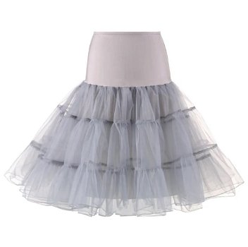 Petticoat Daisy - zilvergrijs - maat XXL (44) - 0