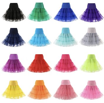 Petticoat Daisy - zilvergrijs - maat M (38) - 2