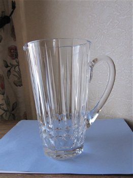 Prachtige Val St Lambert kristal pitcher model Balmoral - 1