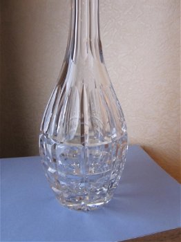 Prachtige uitzonderlijk geslepen kristal decanter - karaf met stop - 7