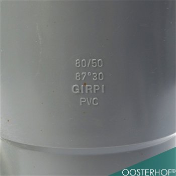 GIRPI PVC Waterton vulautomaat 80/50 Ø - 5