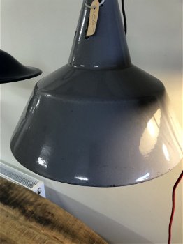 Industriële Retro Emaille Hanglamp XXL - 5