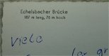 Postkaart / Postkarte, Echelsbacher Brücke (B105), jaren'50/'60. - 4 - Thumbnail