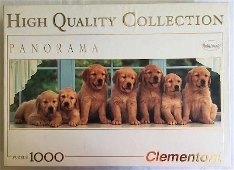High Quality Collection - All In A Row (Puppies) Puzzle 1000 Stukjes - 0