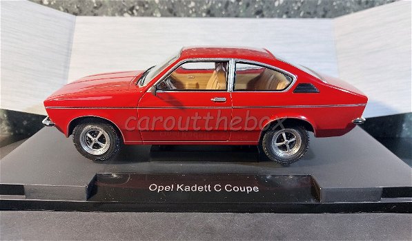 Opel Kadett C coupe 1975 rood 1/18 Modelcar group MCG064 - 0